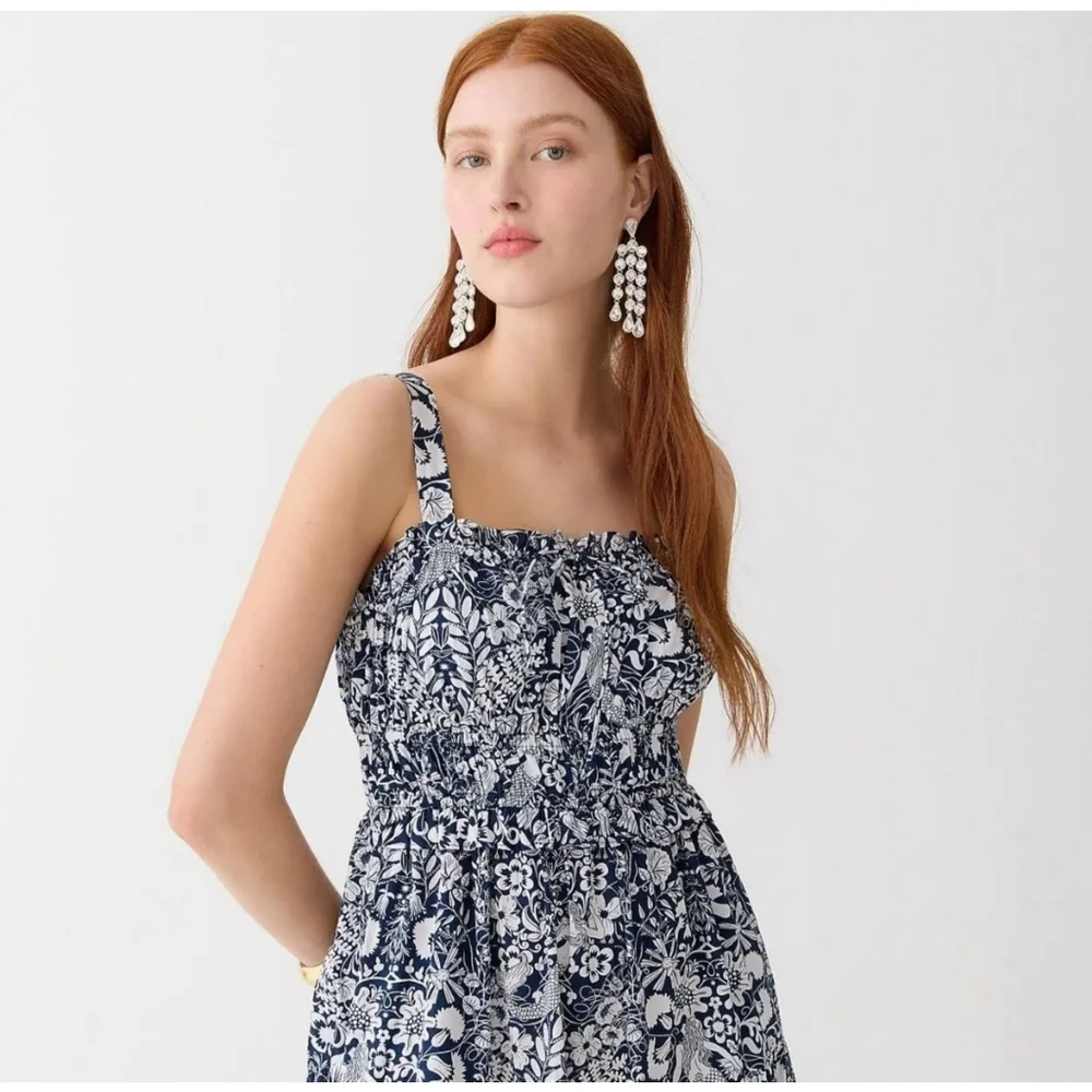 78. J.Crew Sevilla tiered dress in mermaid floral